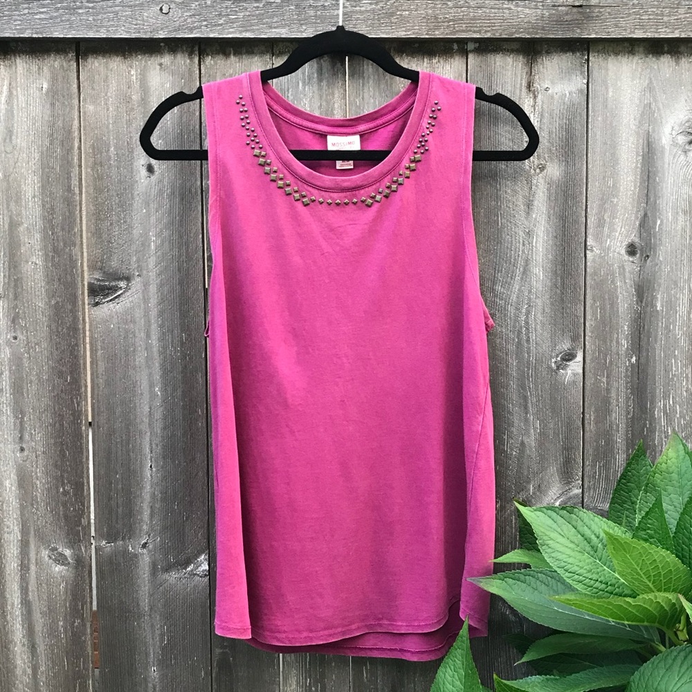 Studded Sleeveless Shirt